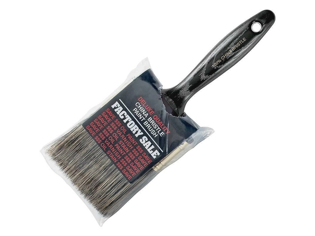 2" Flat Sash Soft, China Hair Bristle, Paint Brush, Plastic Handle