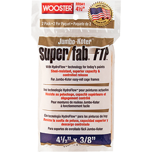 RR941 4.5 in. Jumbo-Koter Super Fab Ftp 0.37 in. Roller Cover- 2 Pack