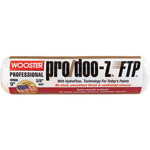 Picture of Wooster Brush Company RR666 9 in. Pro & Doo-Z Ftp 0.37 in. Nap Roller Cover- Semi-Smooth
