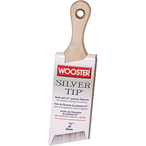 5225 2 in. Silver Tip Short Brush - Silver - 2 in.