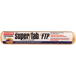 Super/Fab FTP Synthetic Blend 14 in. W X 3/8 in. Regular Paint Roller Cover 1 pk