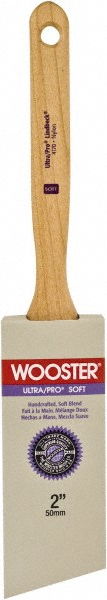 Wooster Brush Paint Brush: 1-1/2" Wide, Synthetic - 7.77" Fluted Wood Handle | 6-Pack | Part #4170-1-1/2