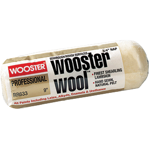 Picture of Wooster Brush Company RR633 9 in. Wool 0.75 in. Nap Roller Cover