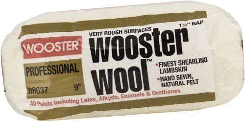 Picture of Wooster Brush Company RR637 9 in. Wool 1.5 in. Nap Roller Cover