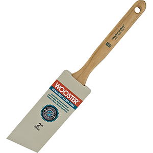 2" Angle Sash Extra Firm, Nylon Bristle, Paint Brush, Wood Handle