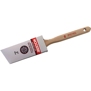2-1/2" Angle Sash Firm, Nylon/Polyester Bristle, Paint Brush, Wood Handle