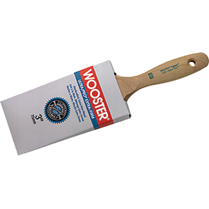3" Wall Extra Firm, Nylon Bristle, Paint Brush, Wood Handle