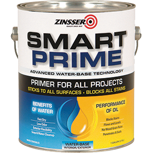 Picture of Zinsser Company 249729 1 Gallon White Smart Prime Water Based Universal Primer