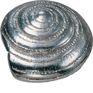56560 1.63 in. Pewter Oceans Swirl Knob