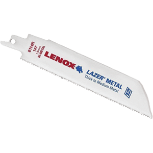 LENOX METALWOLF 6 in. Bi-Metal WAVE EDGE Reciprocating Saw Blade 14 TPI 5 pk