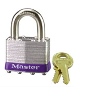 Picture of Master Lock 3KA 0.75 in. Shackle Laminated Padlock Keyed Alike   Pack of 6