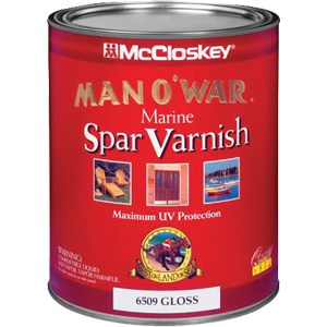 80-6509 1 Gallon Gloss Man-O-War Spar Varnish 350 VOC