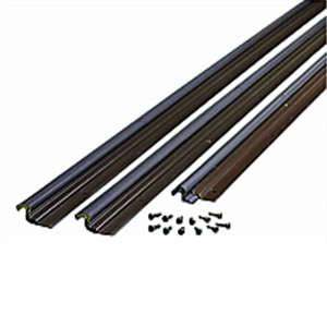 Picture of Md Building Products 87783 84 x 36 in. Brown Vinyl Clad Foam With Aluminum Stop Weatherstrip