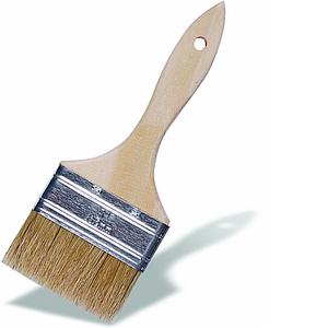 28 3 in. White Bristle Chip Brush - Pack of 2