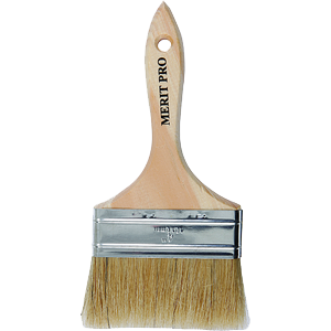 490 4 in. White Bristle Chip Brush - Pack of 2