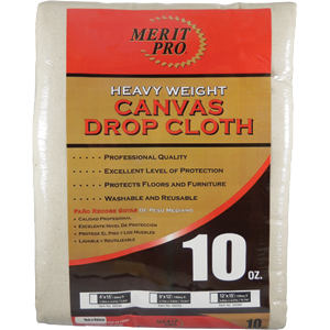 2055 9 x 12 ft. Heavy Weight Canvas Drop Cloth - 10 oz.