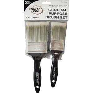 680 2.3 in. Polyester Brush Kit - 2 Piece