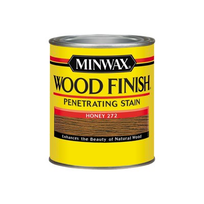 Minwax Wood Finish Semi-Transparent Honey Oil-Based Penetrating Wood Stain 1 qt