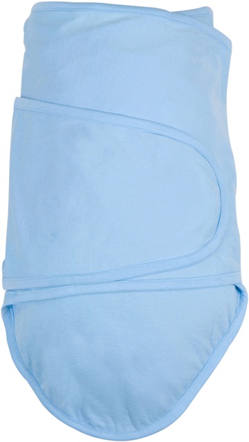 Picture of Miracle Blanket 15799 Solid Blue Baby Swaddle Blanket
