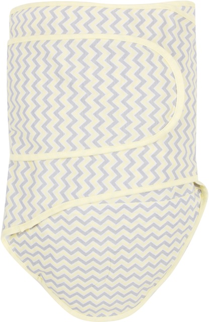 Picture of Miracle Blanket 46922 Chevrons With Yellow Trim Baby Swaddle Blanket