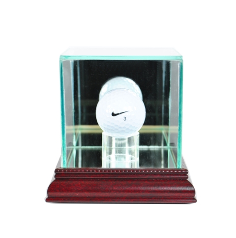 Golf Ball Display Case, Cherry