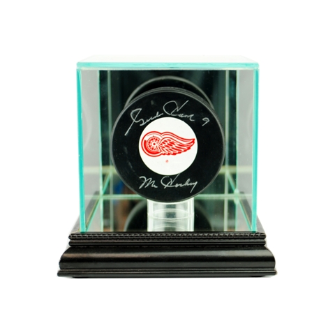 SPK-B Single Hockey Puck Display Case- Black