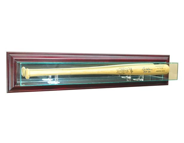 WMBAT-C Wall Mounted Bat Display Case- Cherry
