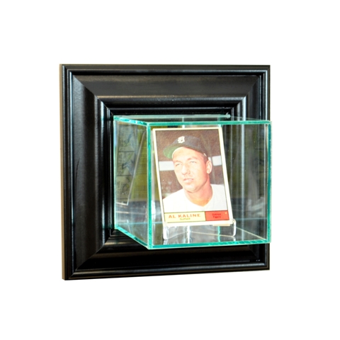 WMCRD-B Wall Mounted Card Display Case- Black