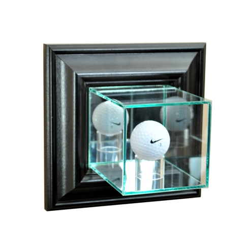 WMGLF-B Wall Mounted Golf Display Case- Black
