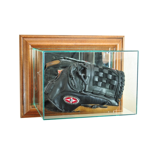 WMGLV-W Wall Mounted Glove Display Case- Walnut