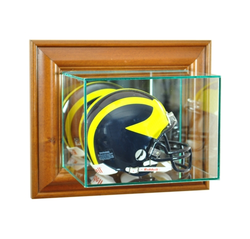 WMMH-W Wall Mounted Mini Helmet Display Case - White