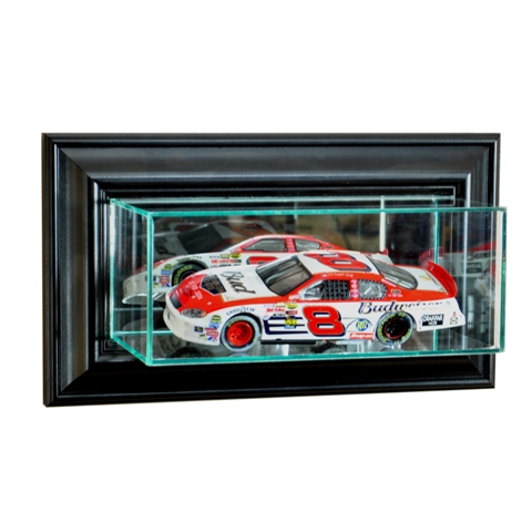 Wall Mounted 1-24th Nascar Display Case- Black