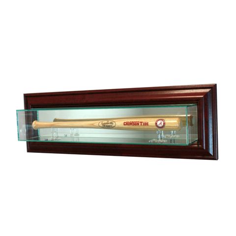 Wall Mounted Mini Bat Display Case- Cherry