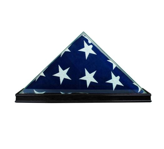 TTFLG3x5-B 3 x 5 ft. Table Top Flag Display Case- Black