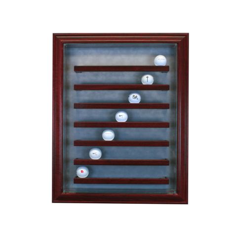PC-49GLFCB-C 49 Golf Ball Cabinet Style Display Case- Cherry