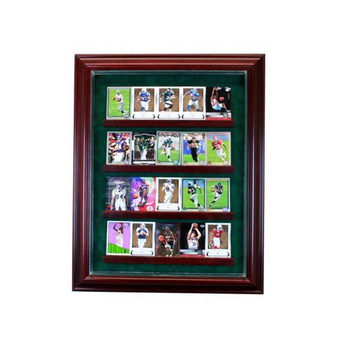 PC-20CRDCB-C 20 Card Cabinet Style Display Case- Cherry