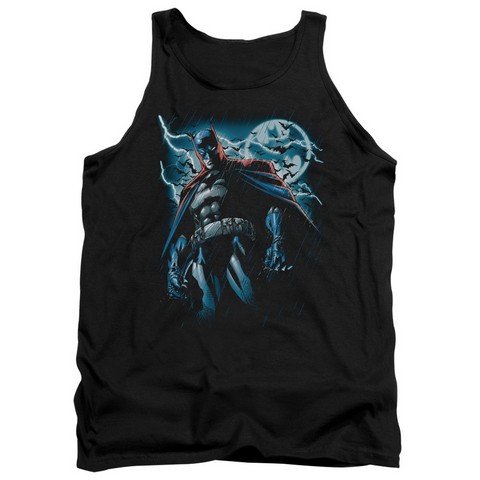 Batman-Stormy Knight - Adult Tank Top - Black, Medium