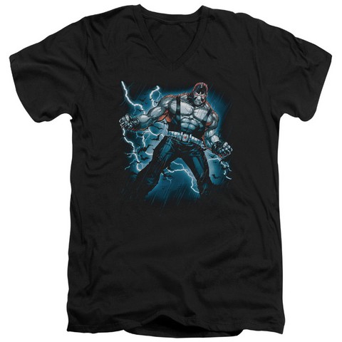 Batman-Stormy Bane Short Sleeve Adult 30-1 Tee - Black- Small