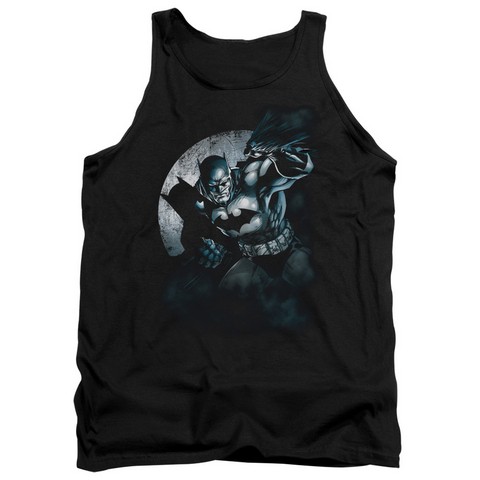 Batman-Batman Spotlight - Adult Tank Top - Black- Extra Large