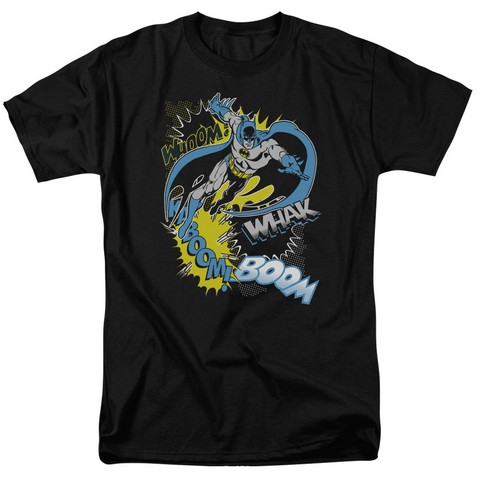 Batman-Bat Effects - Short Sleeve Adult 18-1 Tee - Black- 4X
