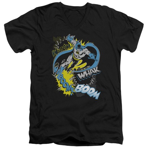 Batman-Bat Effects - Short Sleeve Adult 30-1 Tee - Black- Small