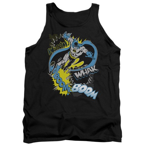 Batman-Bat Effects - Adult Tank Top - Black- Medium