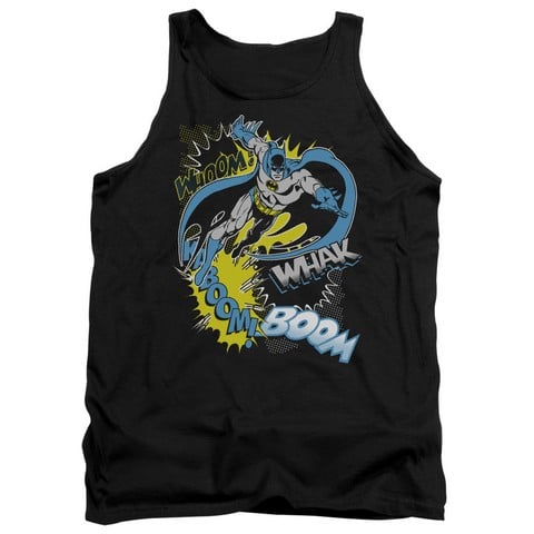 Batman-Bat Effects - Adult Tank Top - Black- Large