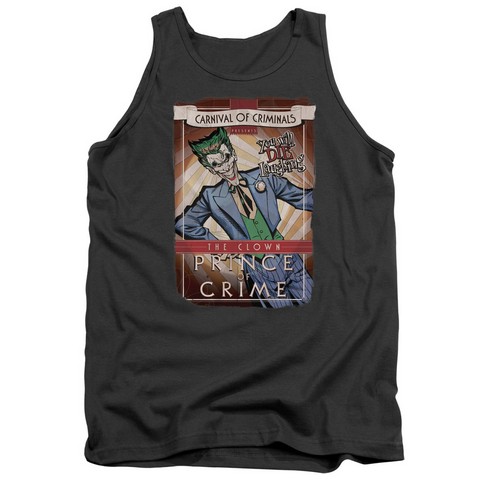 Batman-Clown Prince - Adult Tank Top - Charcoal- Medium