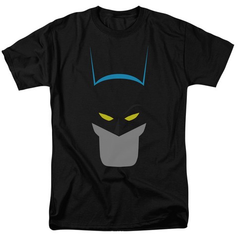 Batman-Simplified - Short Sleeve Adult 18-1 Tee - Black- Medium