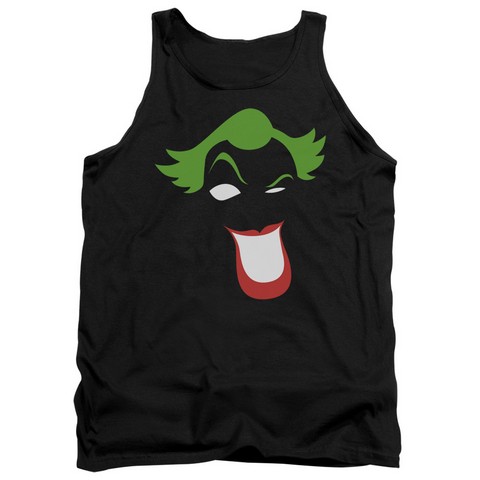 Batman-Joker Simplified - Adult Tank Top - Black- Medium