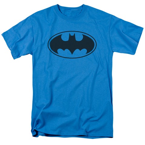 Batman-Black Bat - Short Sleeve Adult 18-1 Tee - Turquoise, Small