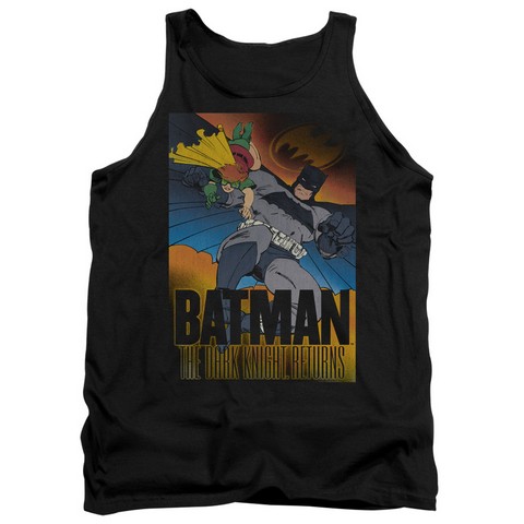 Batman-Dk Returns - Adult Tank Top - Black- Medium