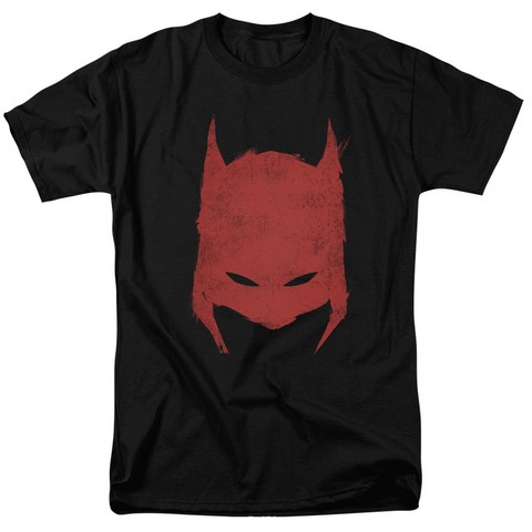 Batman-Hacked & Scratched - Short Sleeve Adult 18-1 Tee - Black, Small