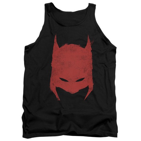 Batman-Hacked & Scratched - Adult Tank Top - Black- Small